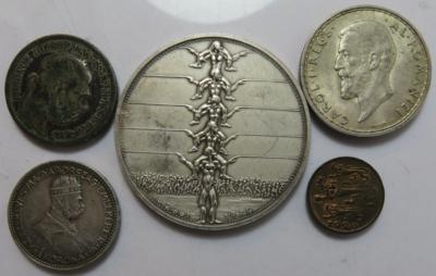 International (ca. 39 Stück, davon ca. 23 AR) - Coins and medals