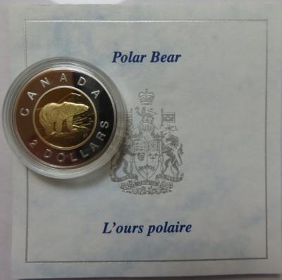 Kanada, Elisabeth II. Bimetall GOLD/SILBER - Münzen und Medaillen