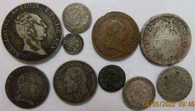 Österr., Deutschland  u.a. (10 Stück meist AR) - Münzen und Medaillen