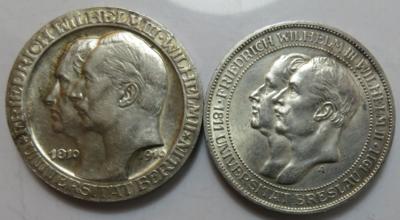 Preussische Universitäten (2 Stück AR) - Münzen und Medaillen