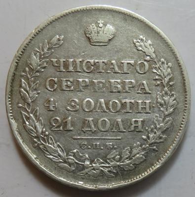 Rußland, Nikolaus I. 1825-1855 - Mince a medaile