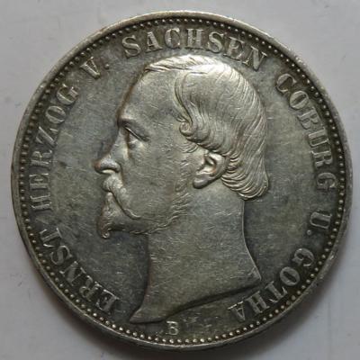 Sachsen- Coburg- Gotha, Ernst II. 1844-1893 - Münzen und Medaillen