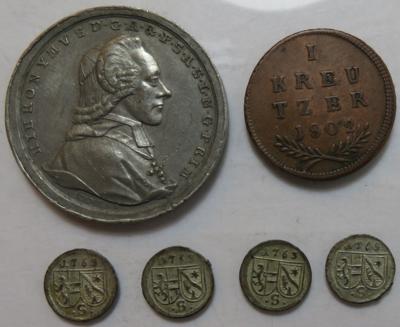 Salzburg (6 Stück, davon 4 AR) - Coins and medals