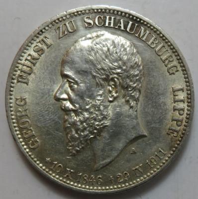 Schaumburg-Lippe, Georg 1893-1911 - Monete e medaglie