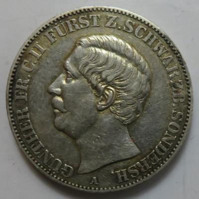 Schwarzburg- Sondershausen, Günther Friedrich Carl II. 1835-1880 - Monete e medaglie