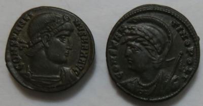 Spätrömer (2 Stück) - Münzen und Medaillen
