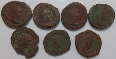 Valerianus I. (7 Stück) - Münzen und Medaillen