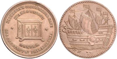 "Münzdinge" auf Medaillen - Mince a medaile