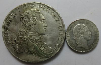Franz Josef und Sachsen, (2 Stk.) - Mince a medaile