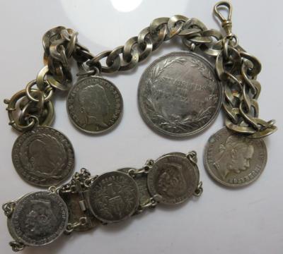 Münzschmuck (2 Teile AR) - Münzen und Medaillen