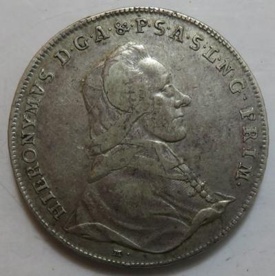 Salzburg, Hieronymus Graf Colloredo 1772-1803 - Coins and medals