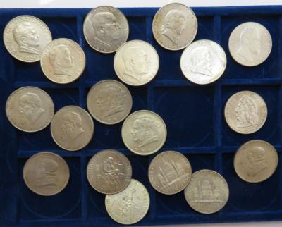 1. Republik, Doppelschillinge(ca. 18 Stk.) - Münzen und Medaillen
