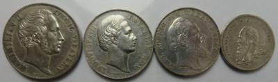 Altdeutschland (4 Stk. AR) - Münzen und Medaillen