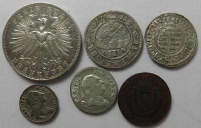 Altdeutschland (ca. 31 Stk., davon 11 AR/BIL) - Münzen und Medaillen