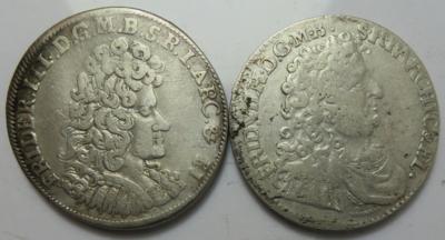 Brandenburg-Preussen (2 Stk. AR) - Münzen und Medaillen