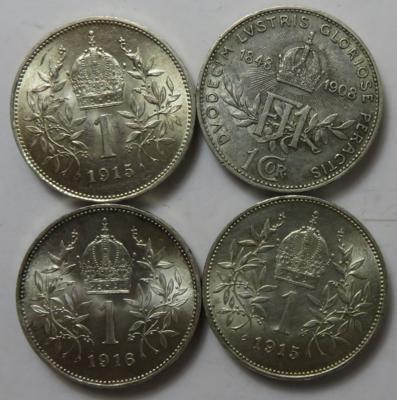 Franz Josef I. (ca. 31 Stk. AR) - Münzen und Medaillen