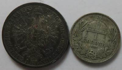 Franz Josef I. (ca. 53 Stk., davon ca. 43 AR) - Münzen und Medaillen