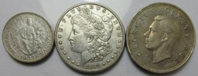 International (3 Stk. AR) - Münzen und Medaillen