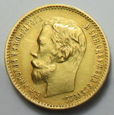 Nikolaus II., 5 Rubel - Münzen und Medaillen