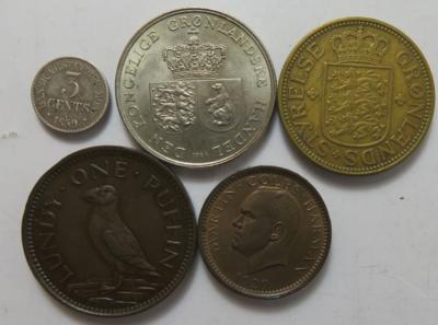 Nord-, Nordwesteuropa (ca. 645 Stk. AE/MET, vereinzelt auch AR in 14 Lindnerladen) - Monete e medaglie