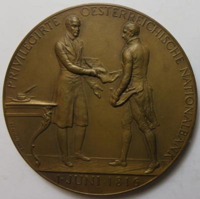 100 Jahre Österreichische Nationalbank 1916 - Münzen und Medaillen