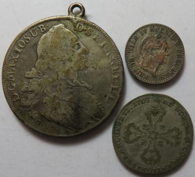 Altdeutschland (ca. 14 Stk., davon 8 AR / BIL) - Coins and medals