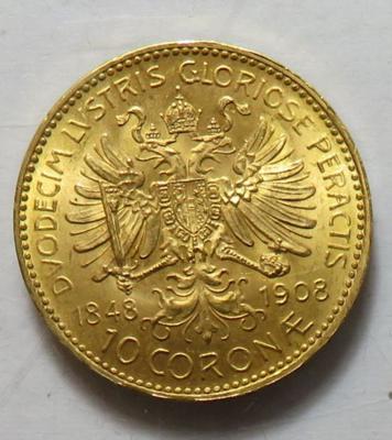 Franz Josef I 1848-1916 GOLD - Mince a medaile