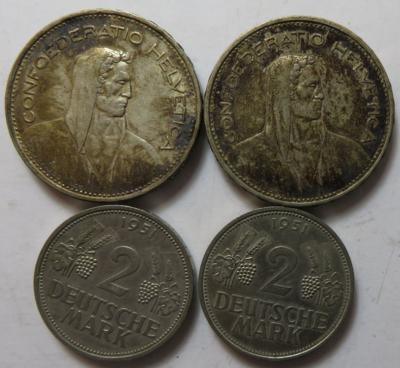 International (ca. 26 Stk., davon ca. 20 AR) - Coins and medals