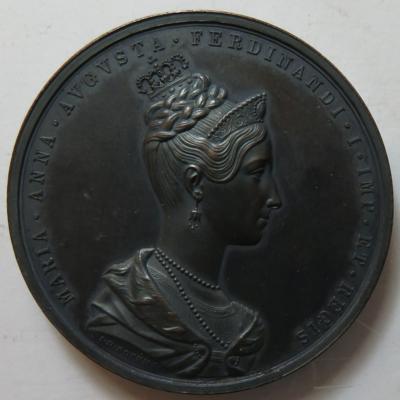 Maria Anna, Krönung in Prag 1836 - Coins and medals