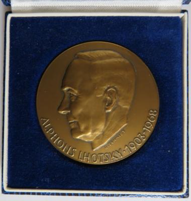 Medailleur Rudolf Schmidt: Alphons Lhotsky - Mince a medaile