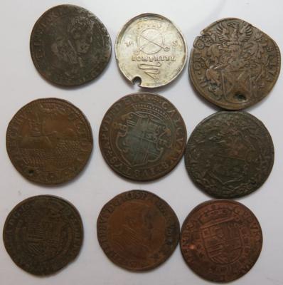 NL/Belgische Rechenpfennige (9 Stk.) - Coins and medals