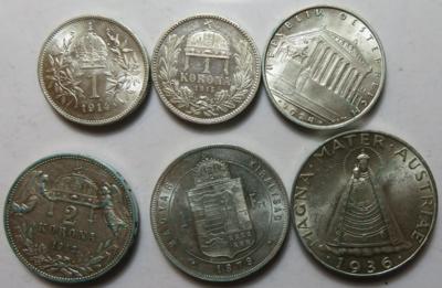 Österreich (ca. 32 Stk., davon ca. 21 AR) - Monete e medaglie