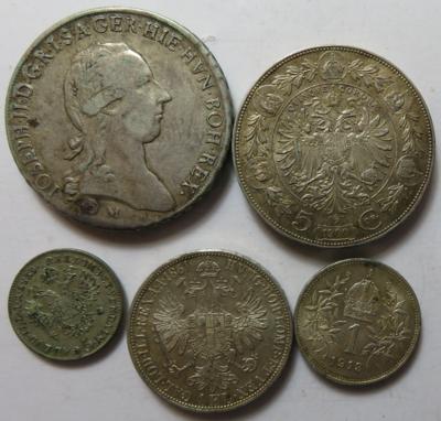 RDR / Österreich (ca. 23 Stk., davon 11 AR) - Münzen und Medaillen