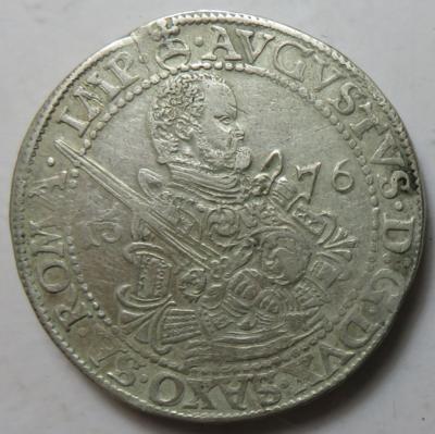 Sachsen A. L. August 1553-1586 - Coins and medals