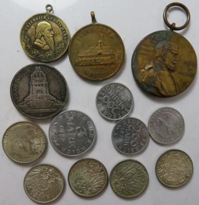 Deutschland (ca. 70 Stk. auch viel AR) - Münzen und Medaillen