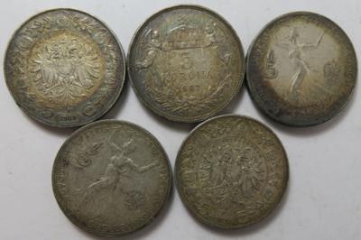 Franz Josef I. (ca. 18 Stk. AR) - Monete e medaglie