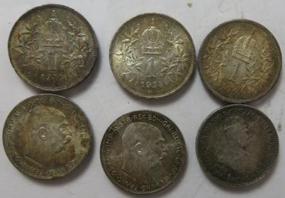 Franz Josef I. (ca. 64 Stk. AR) - Münzen und Medaillen