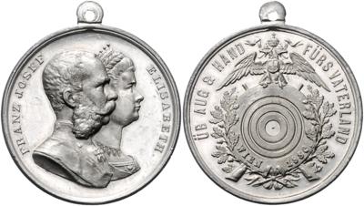 I. Österreichisches Bundesschießen 1880 in Wien - Monete e medaglie