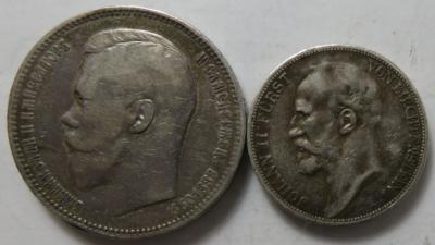 Liechtenstein und Rußland (2 AR) - Monete e medaglie