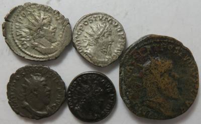 Postmus 259-268 (5 Stk., davon 4 BIL) - Monete e medaglie
