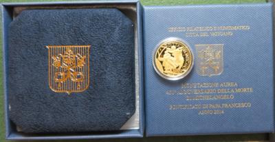 Vatikan, Papst Franziskus 2013- GOLD - Coins and medals