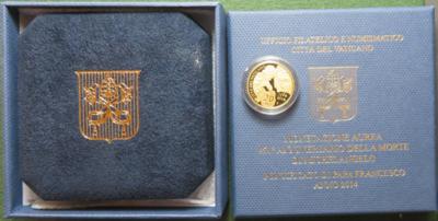 Vatikan, Papst Franziskus 2013- GOLD - Mince a medaile