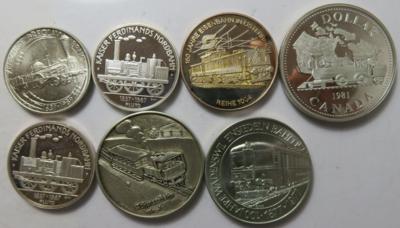 Eisenbahn (7 Stk. AR) - Monete e medaglie