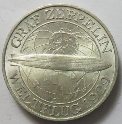 Graf Zeppelin Weltflug 1929 - Mince a medaile