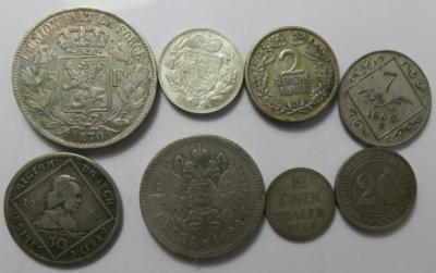 International (ca. 125 Stk., davon ca. 36 AR) - Coins and medals
