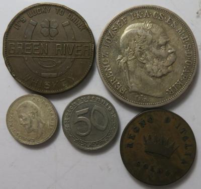 International (ca. 73 Stk., davon ca. 34 AR) - Münzen und Medaillen