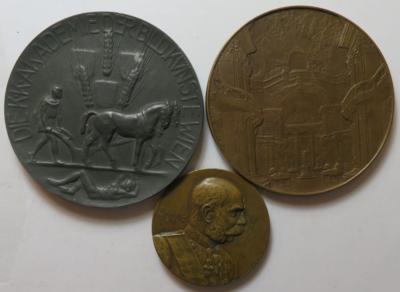 Medaillen Österreich (7 Stk. AE / MET) - Münzen und Medaillen