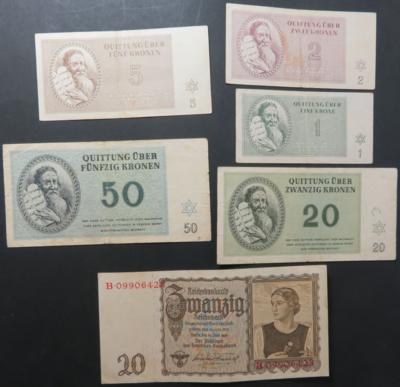 Papiergeld Deutschland (ca. 42 Stk.) - Monete e medaglie