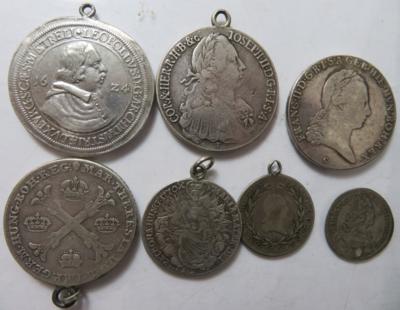 RDR/Österreich- beschädigte Münzen (8 AR) - Coins and medals
