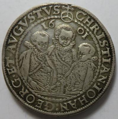 Sachsen A. L., Christian II., Johann Georg und August 1591-1611 - Coins and medals